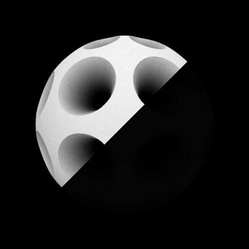 Animasi Gambar Kartun Keren Hitam Putih 3D