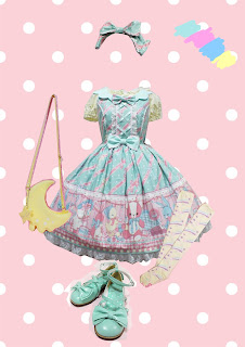angelic pretty lolita fashion outfit help by mintyfrills