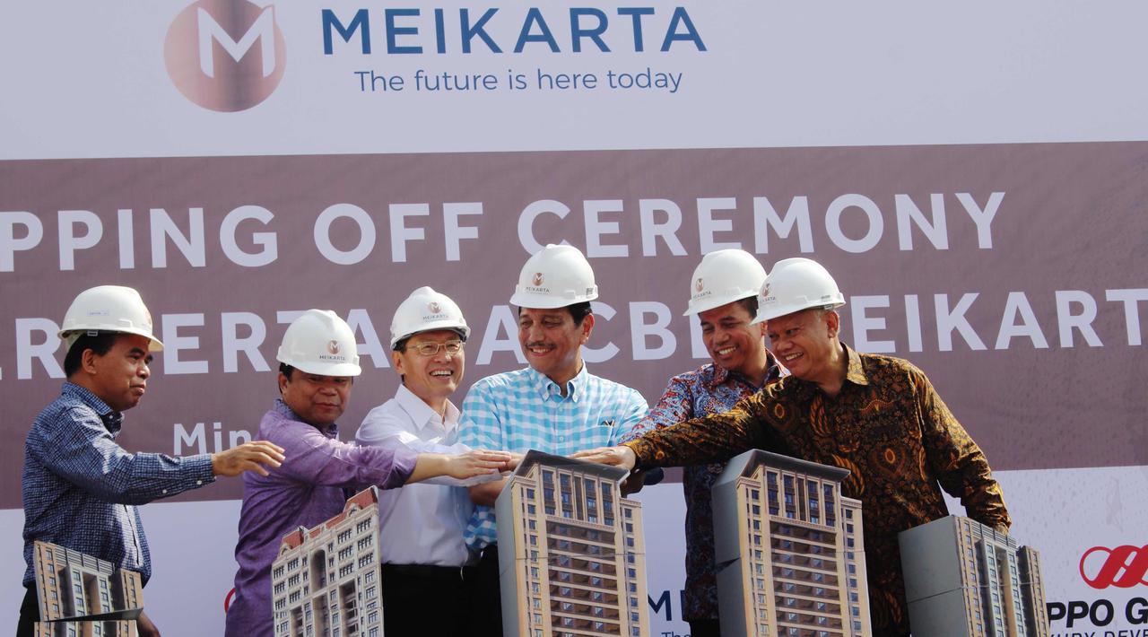 Foto Luhut di Meikarta Foto Luhut di Meikarta