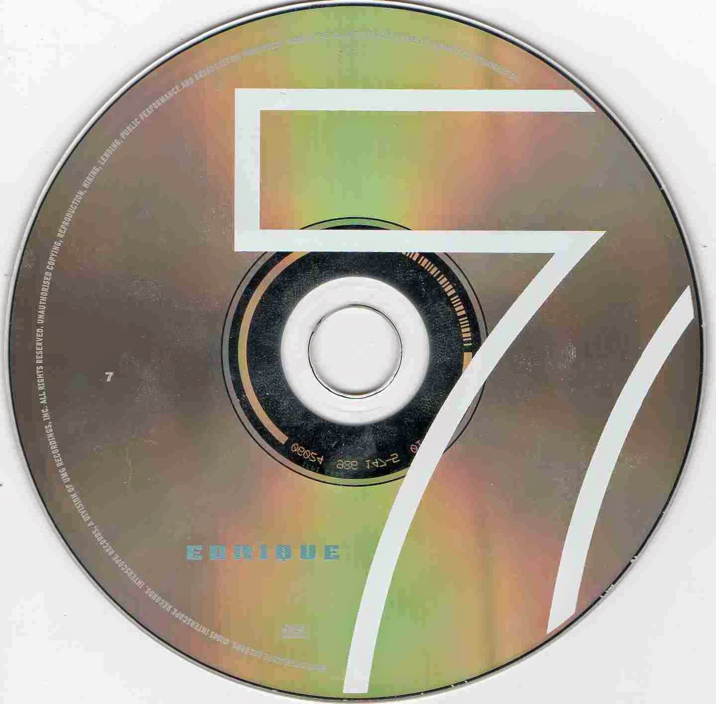 CD&DVD covers's blog Enrique Iglesias 7 CD cover