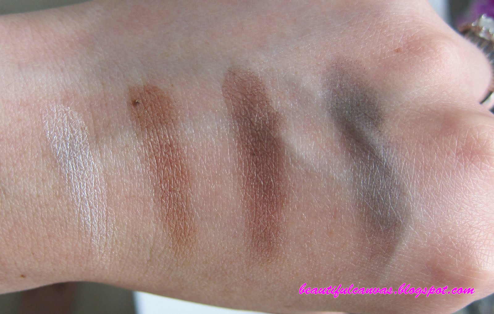 BEAUTIFUL CANVAS NYX Eye Brow Kit with Stencil Review and Swatches