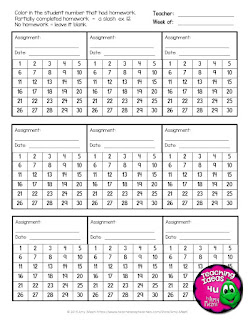 Homework Chart