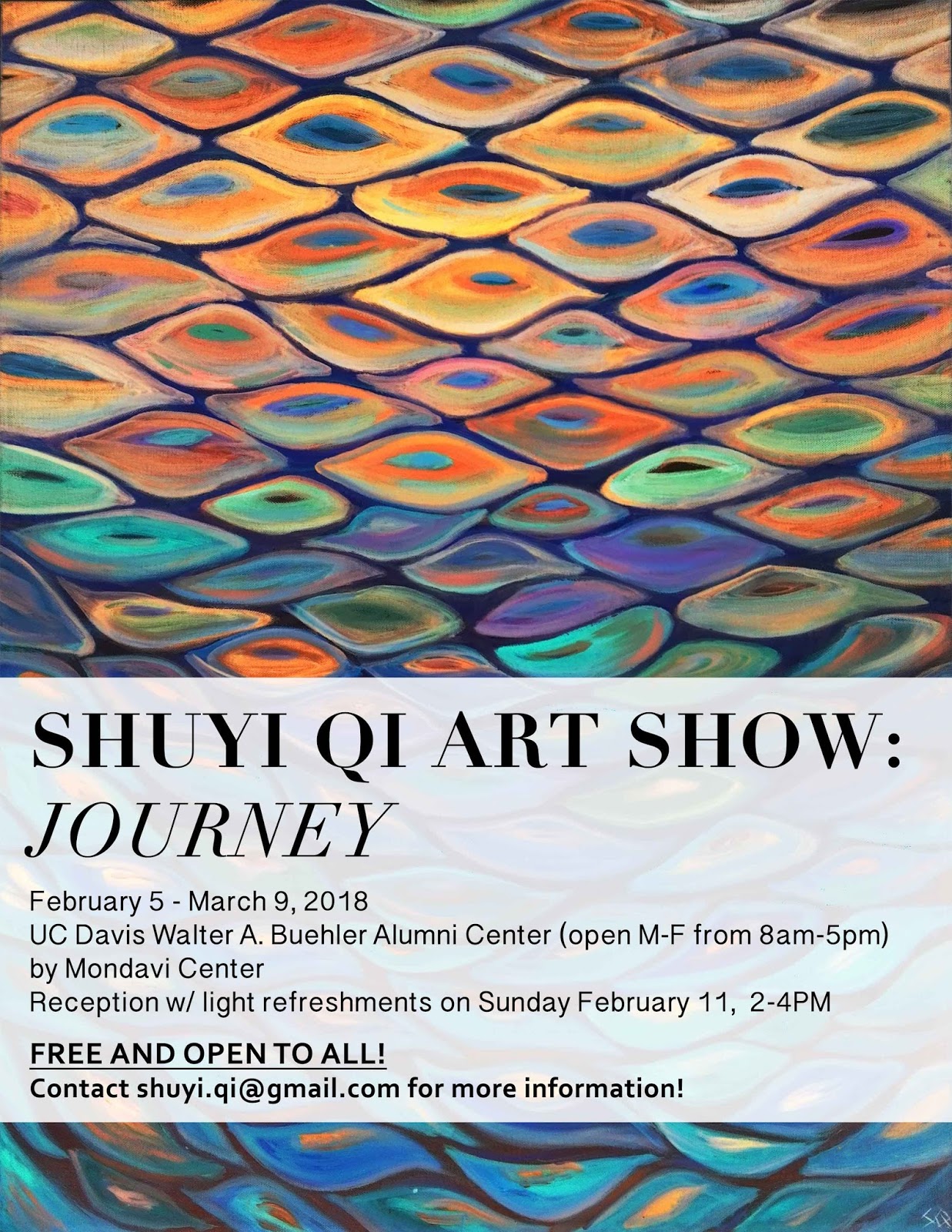 artist statement shuyi qi art exhibition flyer
