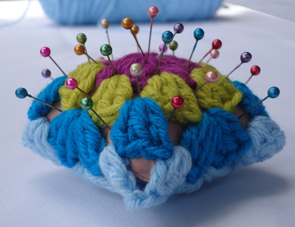 Stitch of Love Simple Pin Cushion with a Granny Square