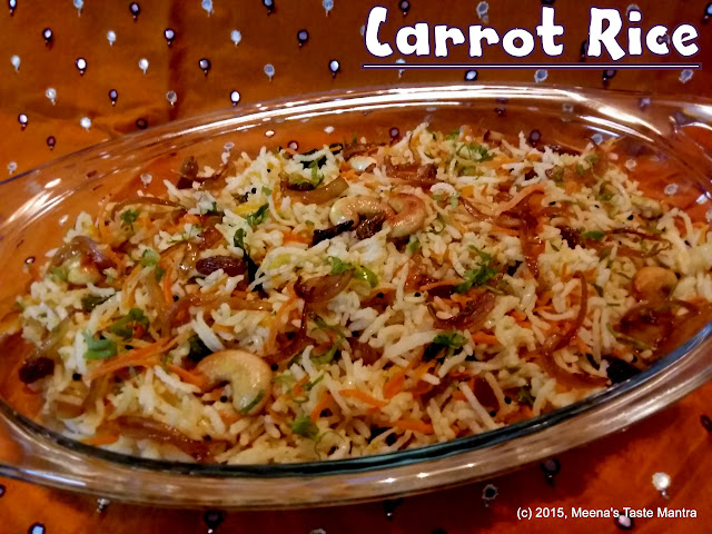 Carrot Rice 