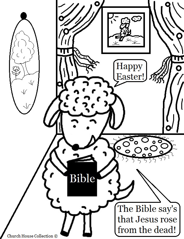 sunday school easter coloring pages - photo #25
