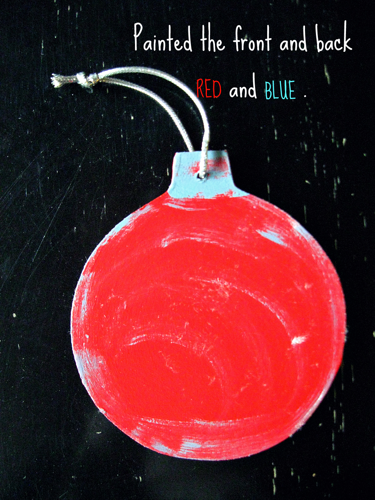 Homemade Gifts Mod Podge Ornament