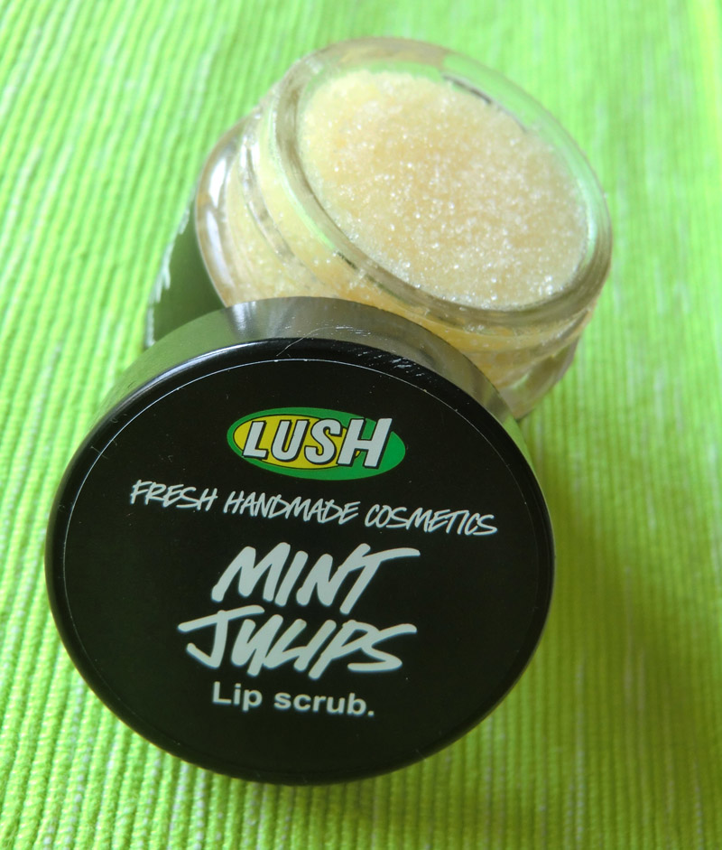 Confusion Bay Review Lush Lip Scrub Mint Julips & Lush Lip Balm Honey