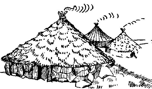 Dibujos Para Colorear De Chozas Indigenas - Impresion gratuita