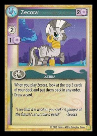 My Little Pony Zecora GenCon CCG Card