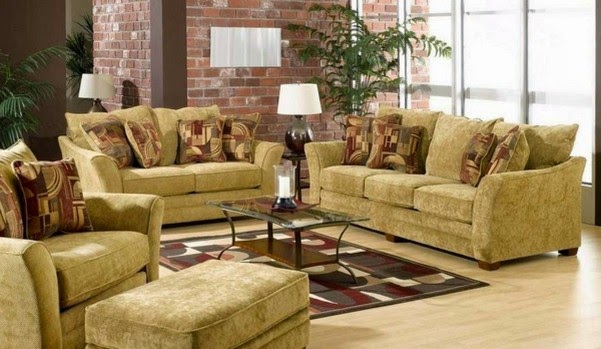 Living room rustic design