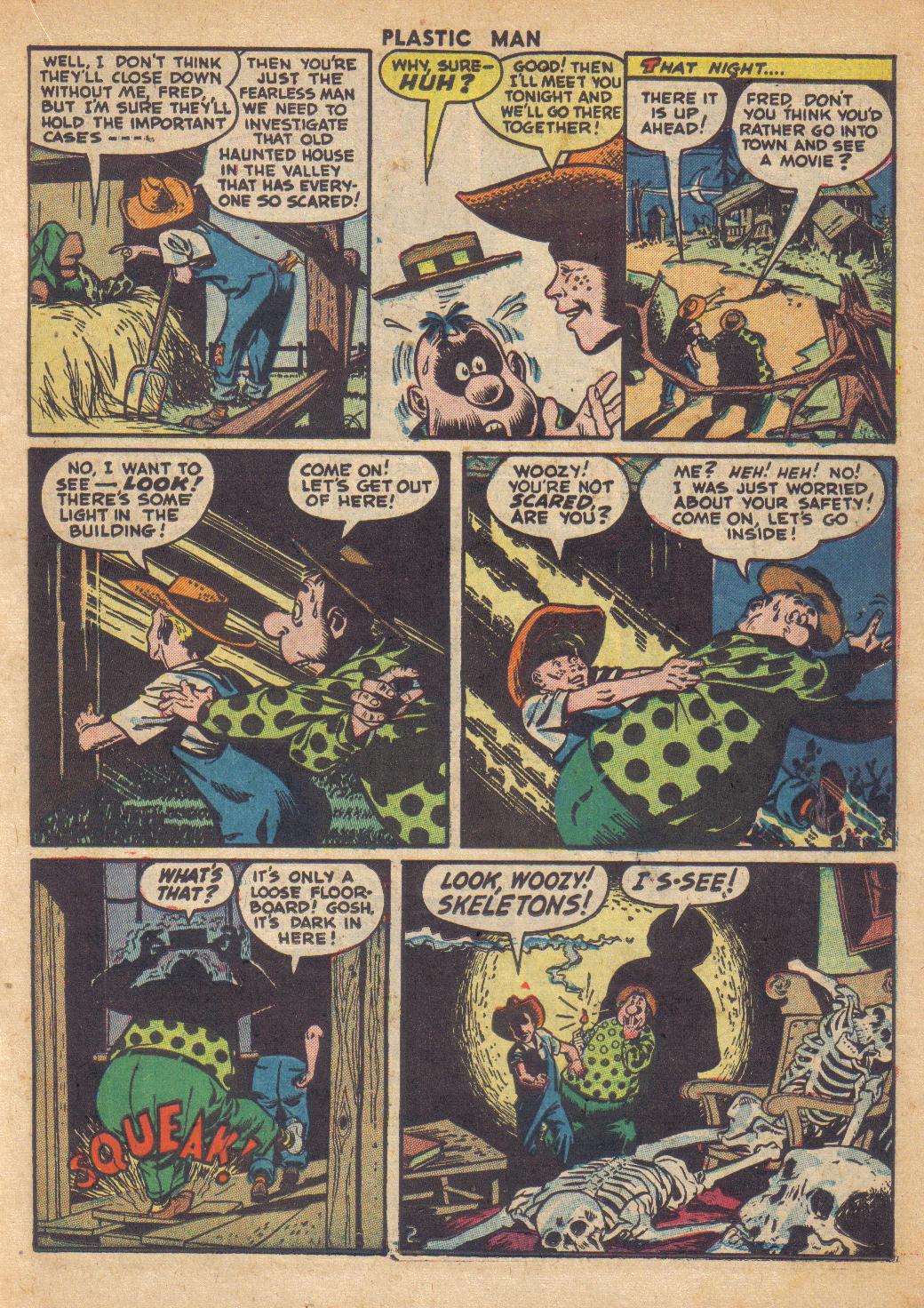 Read online Plastic Man (1943) comic -  Issue #39 - 15