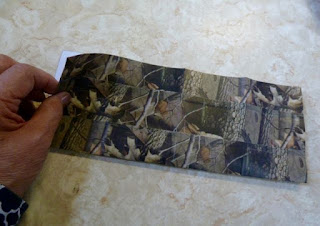 Camo duct tape wallet