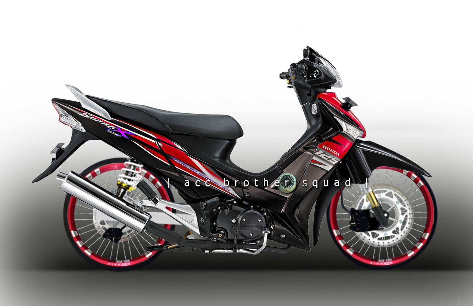 Update Model Modif Motor Supra X 125 Gif | Bengkel Otto