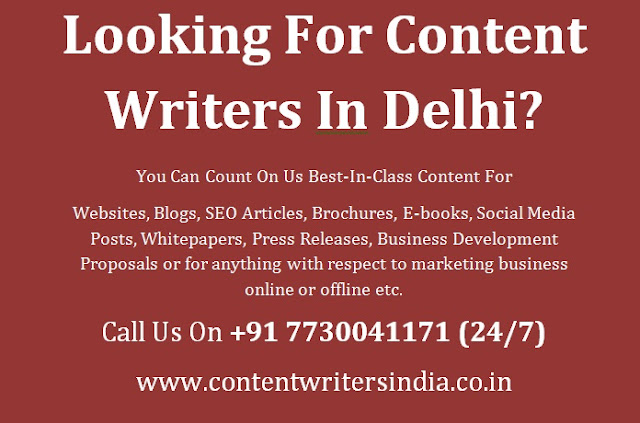  Content Writers Delhi 