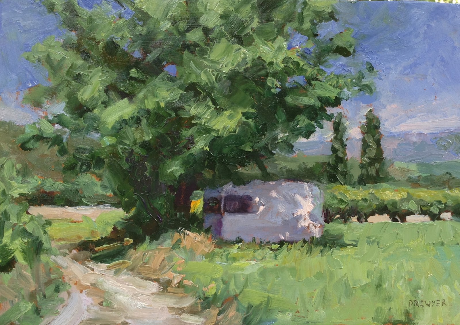 A Painter's Days - Dean Taylor Drewyer: Toward The Cherry Orchard ...