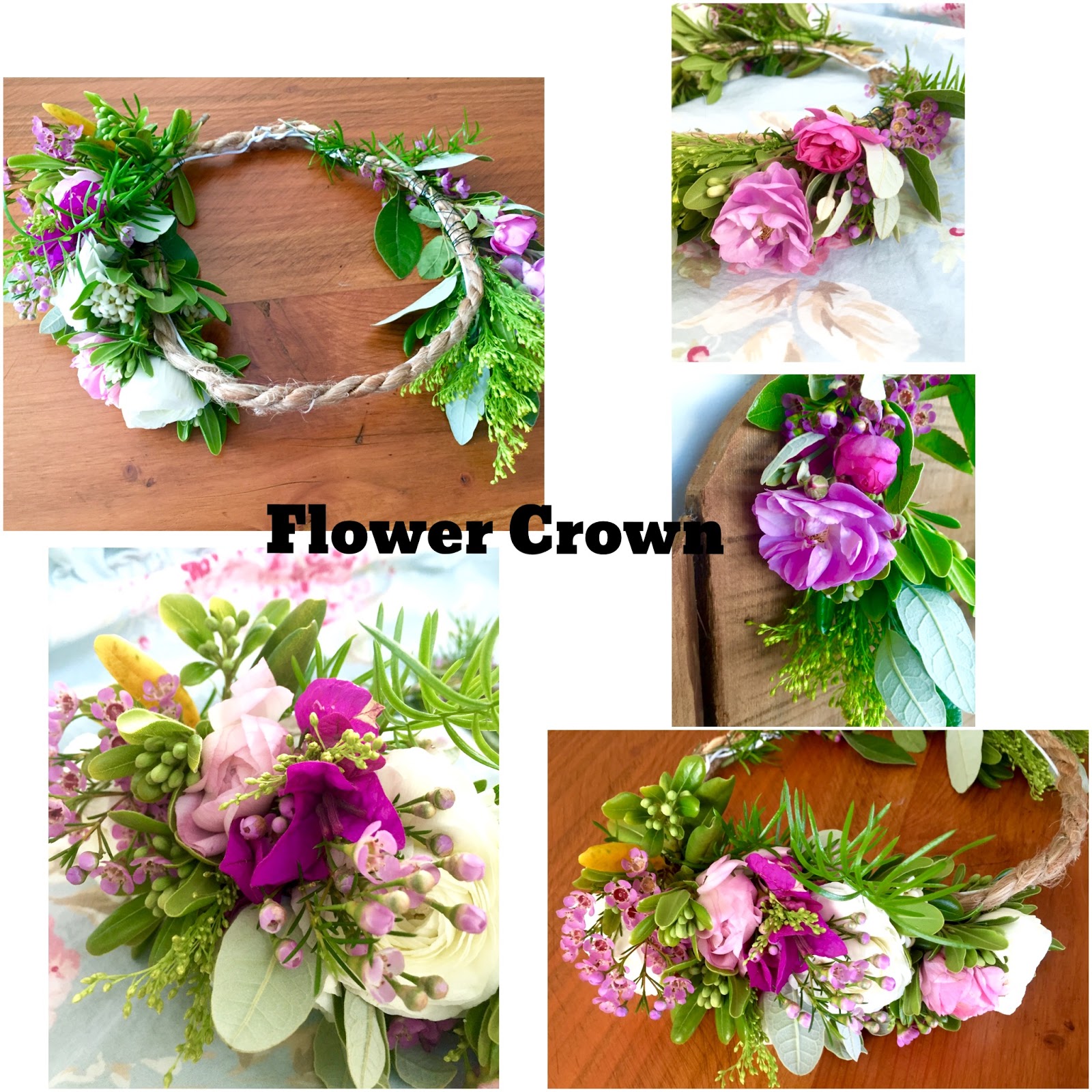 D.D.'s Cottage and Design Fresh Flower Crowns