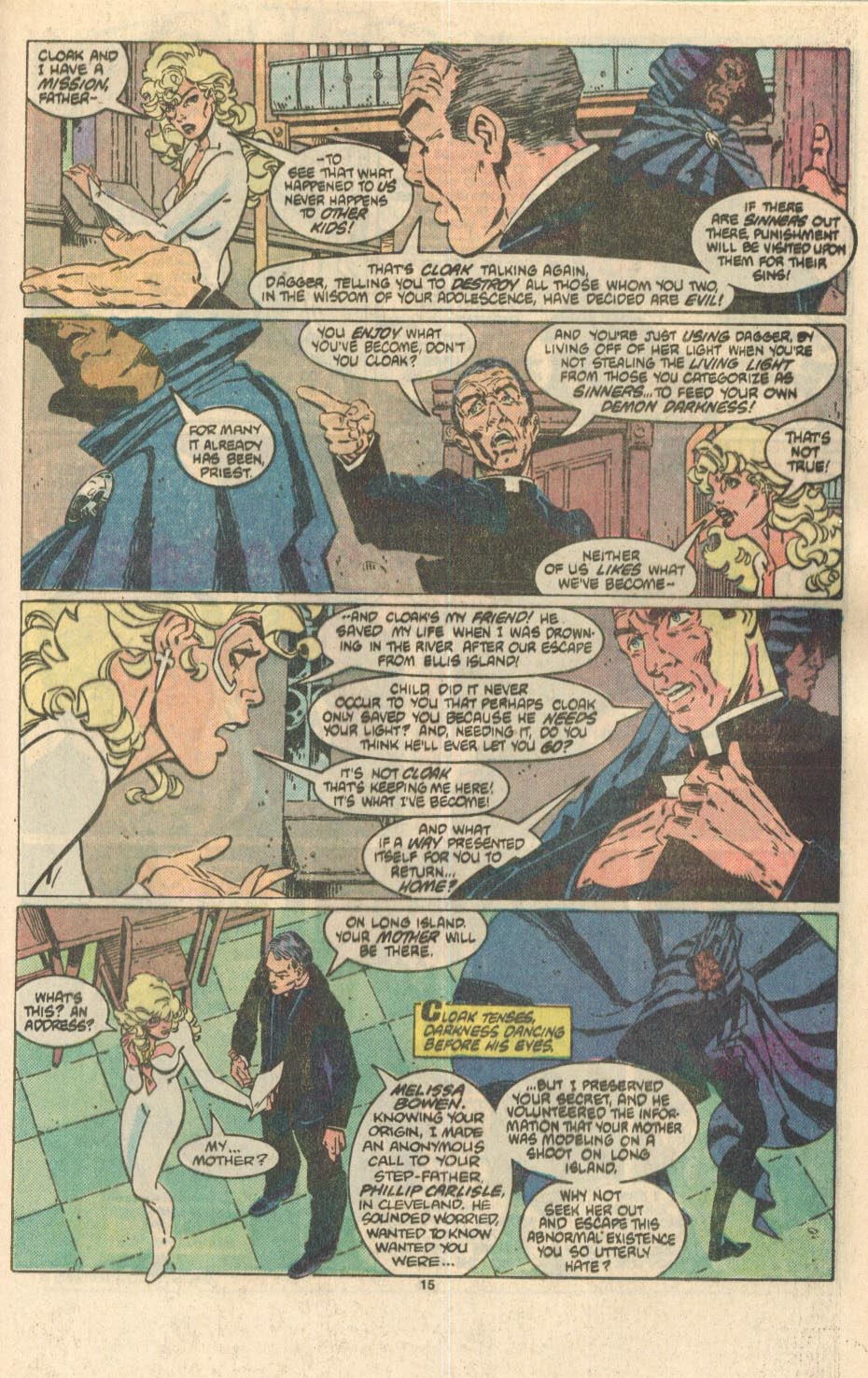 Read online Cloak and Dagger (1985) comic -  Issue #1 - 16