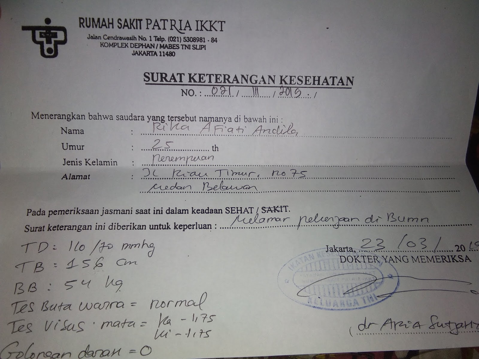 Rika Afiati Andila Excellent Bukan Protes Cuma Logika Ku