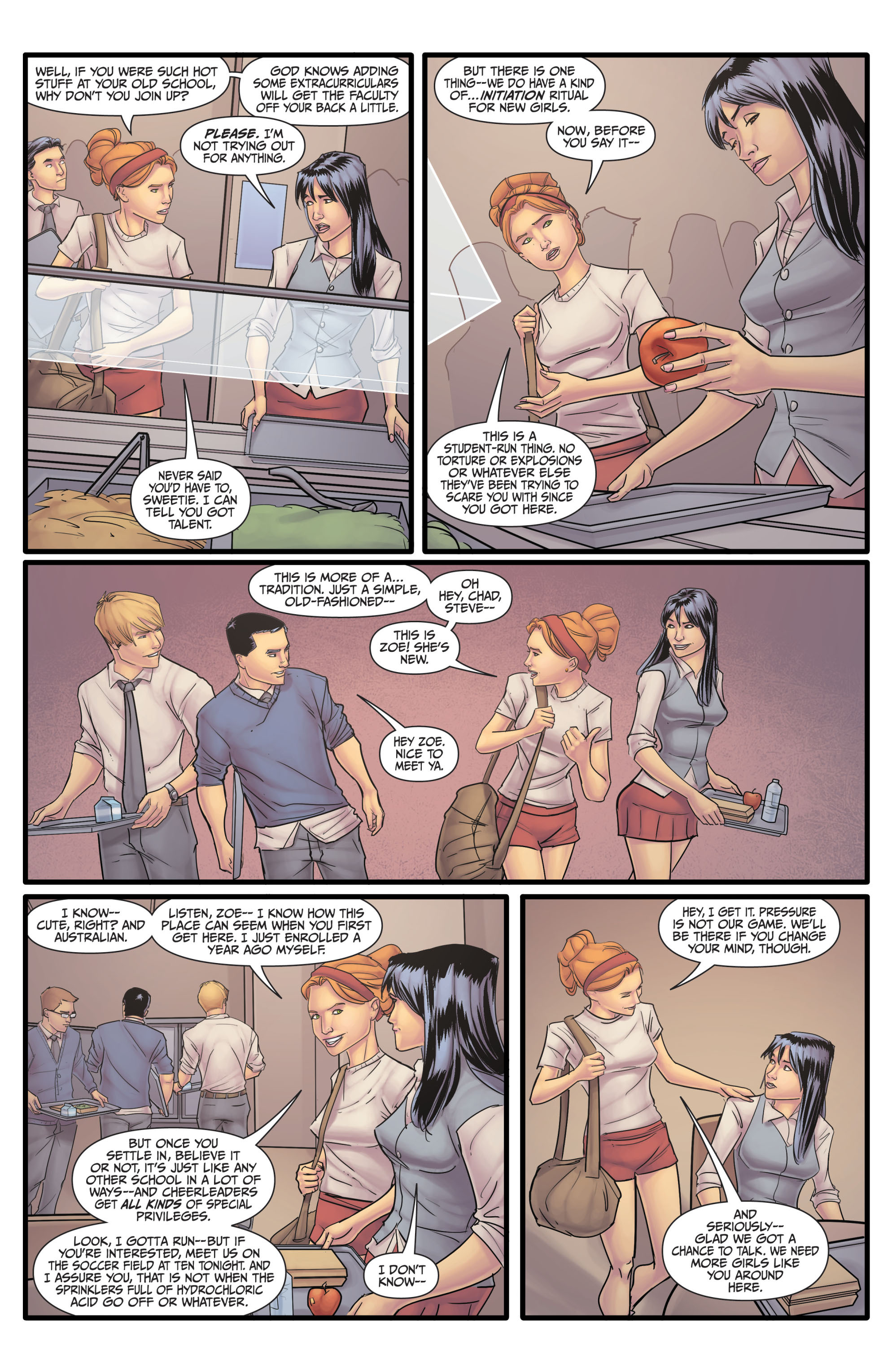 Read online Morning Glories comic -  Issue # _TPB 2 - 16