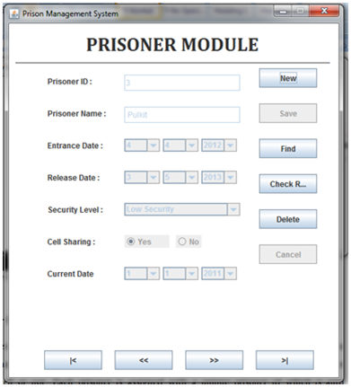 Facecoding: Prison Management System