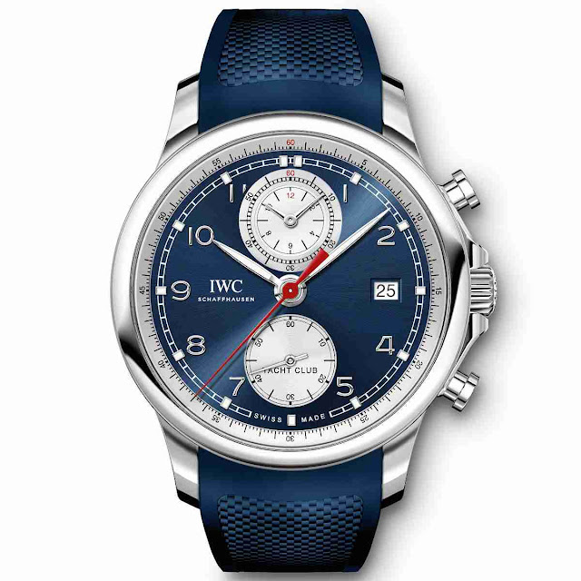 FIFA World Cup Speical: IWC Portugieser Yacht Club Chronograph Blue Sunburst Dial Summer Edition 43.5mm Watch Review