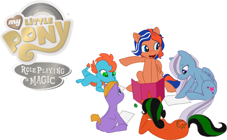 The release image for My Little Pony: Roleplaying is Magic