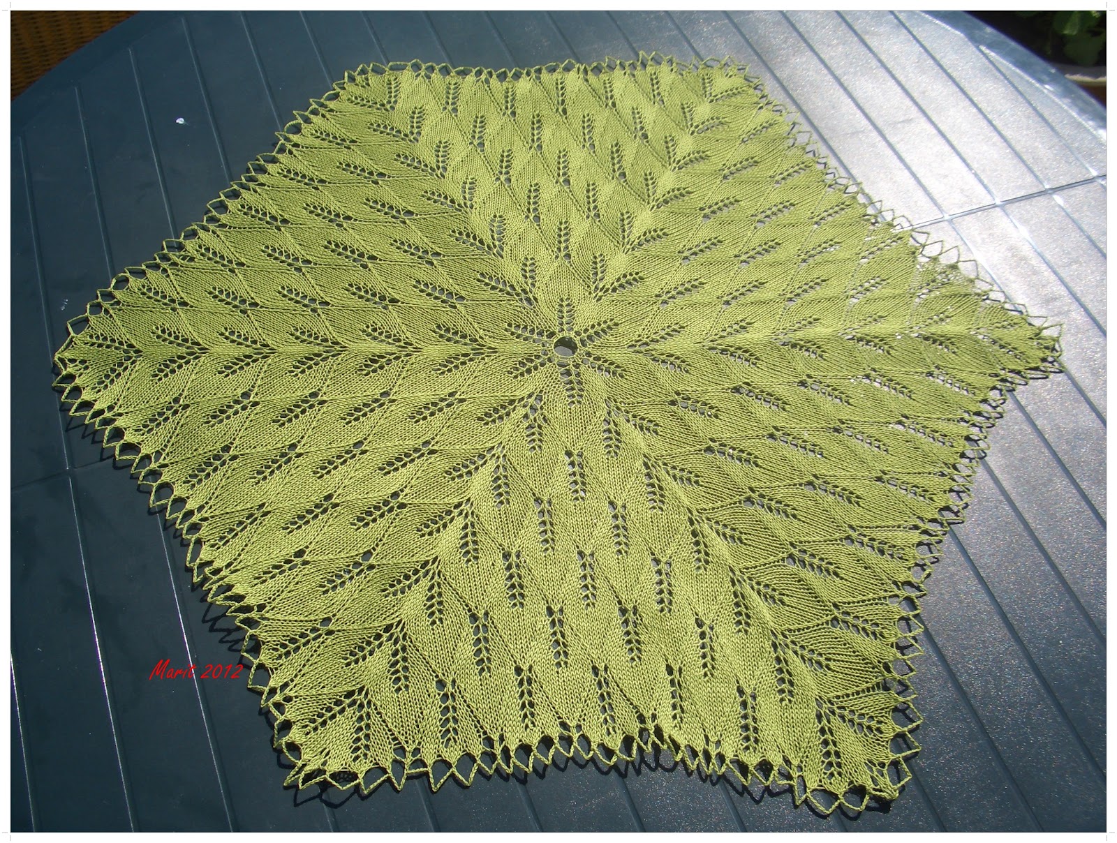 Heklet Rund Duk Oppskrift Gratis