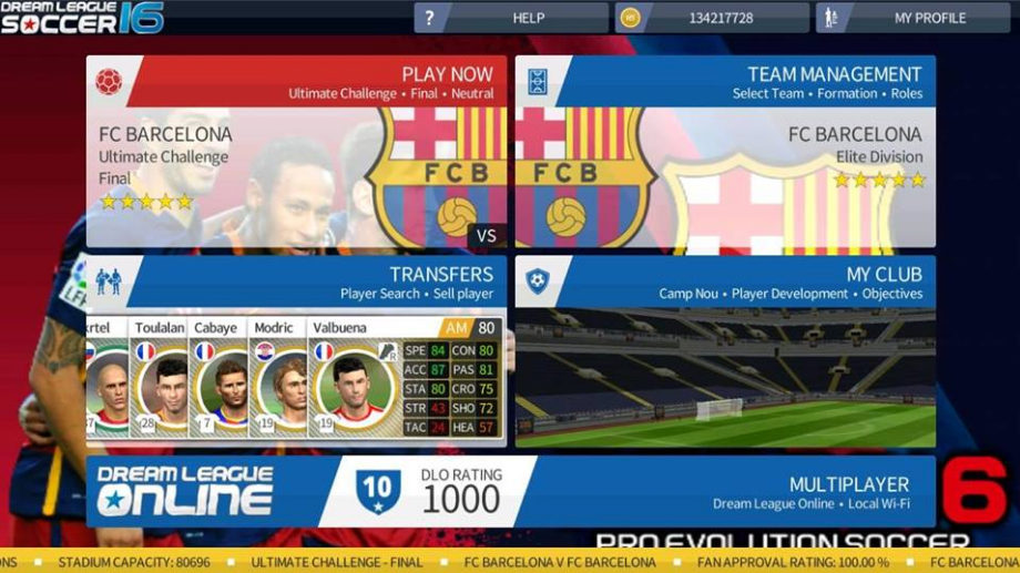 Download Dream League Soccer 2016 Mod Unlimited Money 