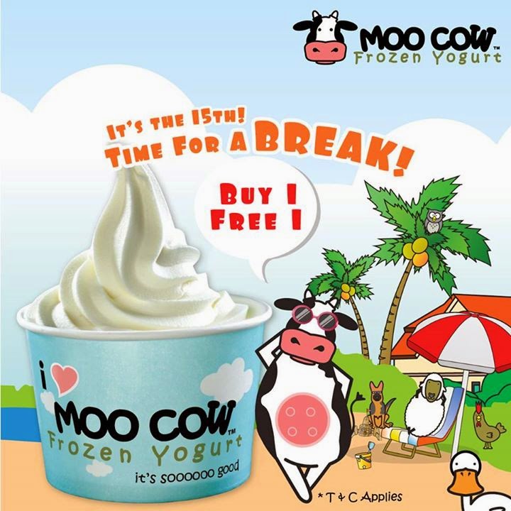 BestLah Moo Cow Frozen Yogurt Enjoy Buy 1 FREE 1 Yogurt Cup
