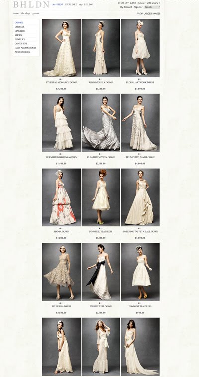 The Wedding Gowns are quintessential Anthropologie Some are ethereal 