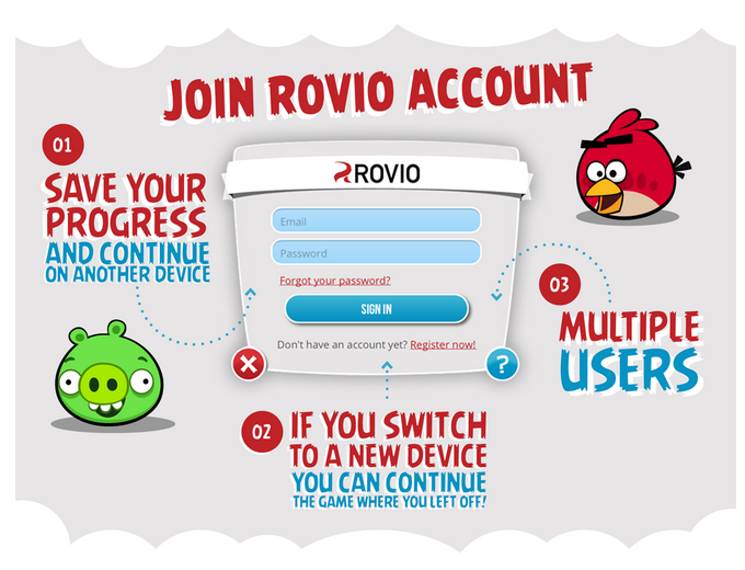 Rovio Account ya está disponible para sincronizar partidas entre dispositivos de forma global (android e iOS)