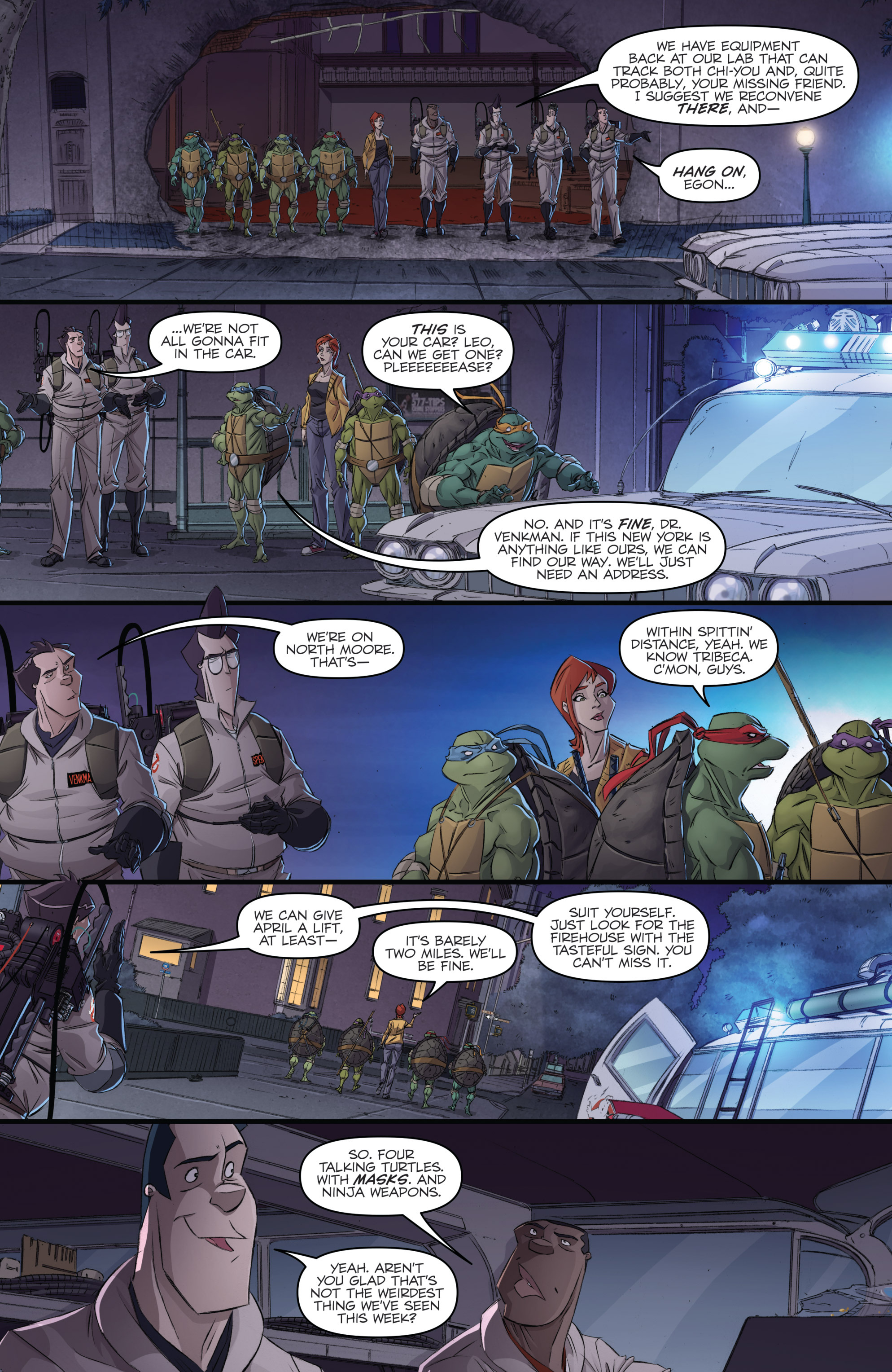 Read online Teenage Mutant Ninja Turtles/Ghostbusters comic -  Issue #2 - 13