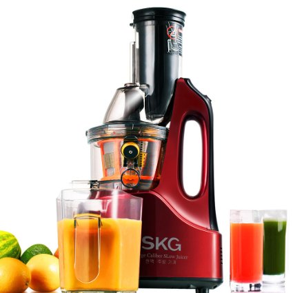 SKG New Generation Wide Chute Anti-Oxidation Slow Masticating Juicer (240W AC Motor, 60 RPMs, 3" In