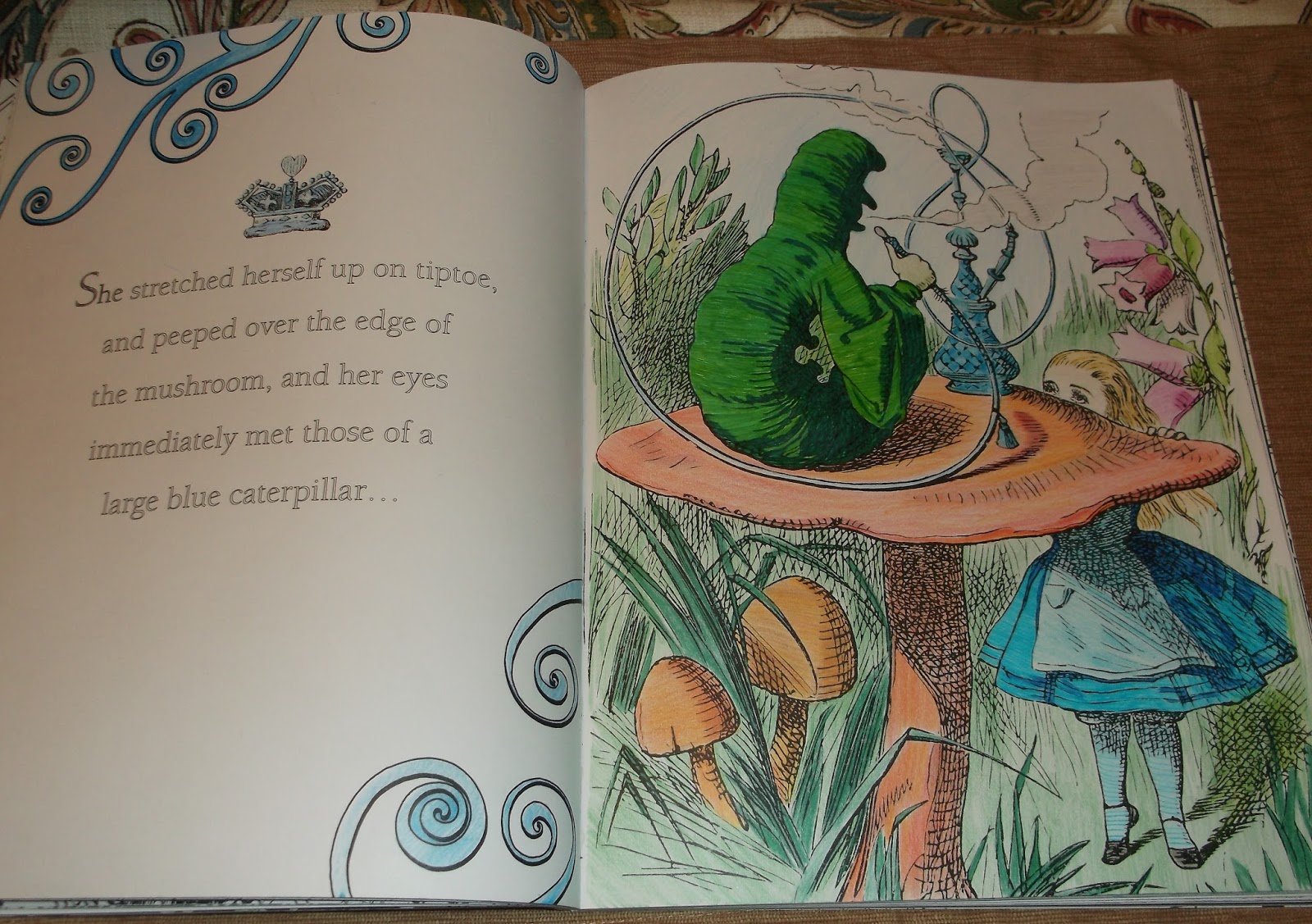 Simply Angela : Alice’s Adventures in Wonderland: A Coloring Book