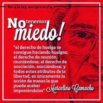 CONTRA Á LEI ANTIPROTESTA