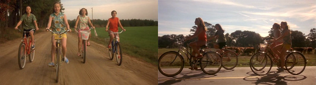 Now and Then film bike scene