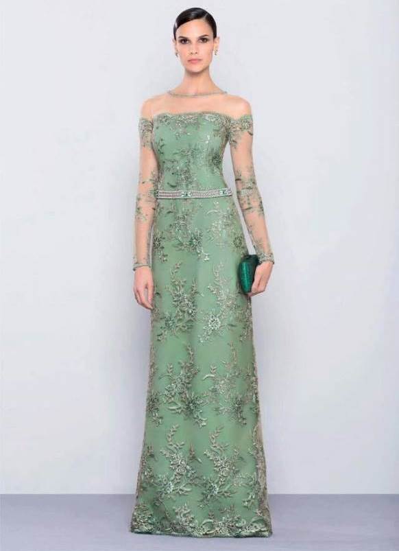 vestido para casamento de manga