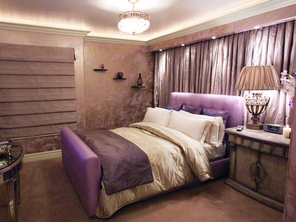 Интерьер спальни в двух цветах фото