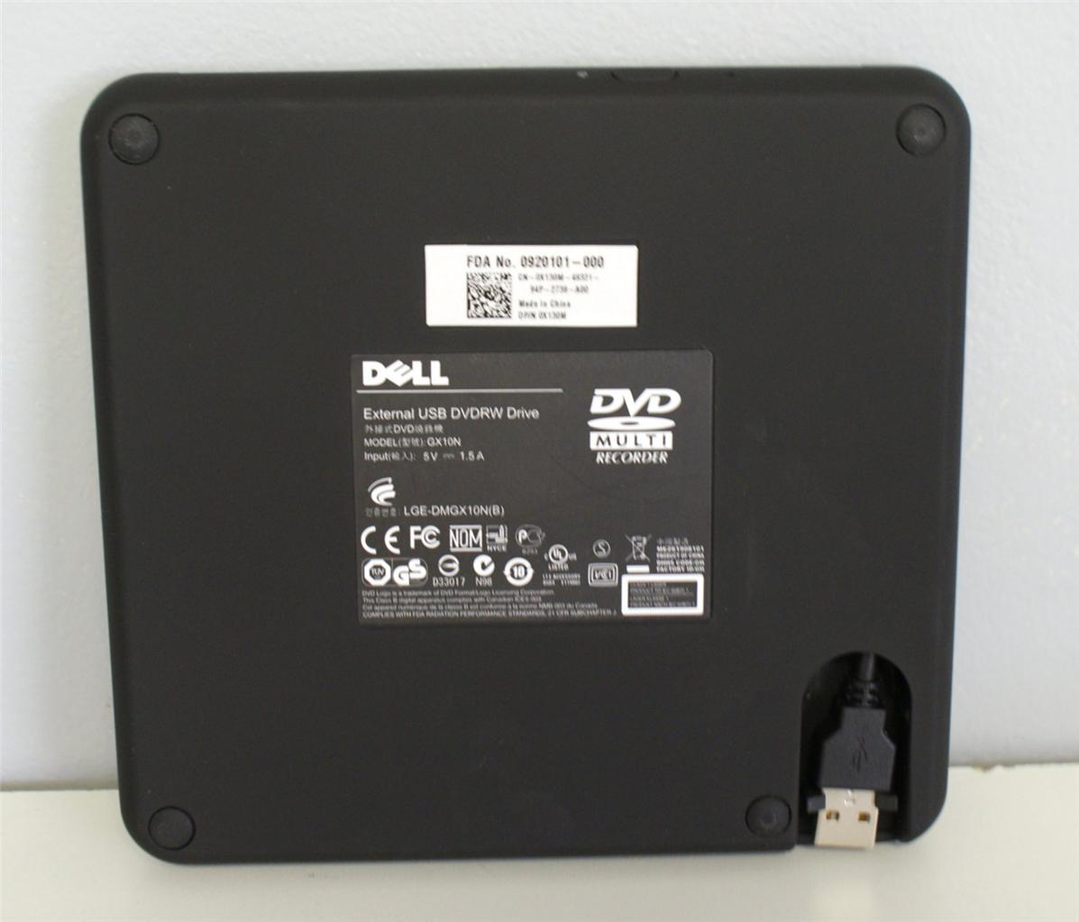 DELL USB DVDRW DRIVE MODEL GX10N Gold Crafters Exchange