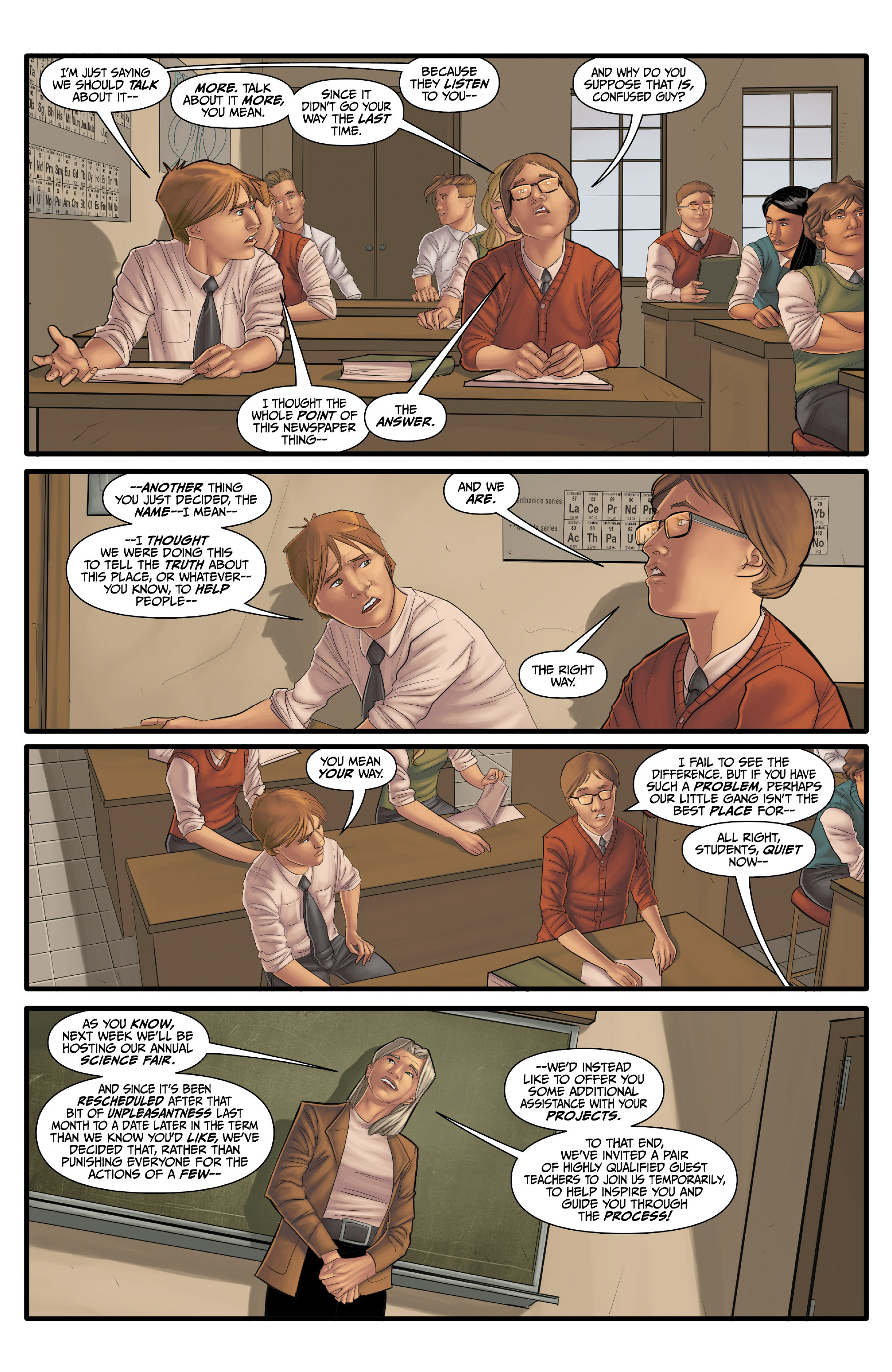 Read online Morning Glories comic -  Issue #40 - 3