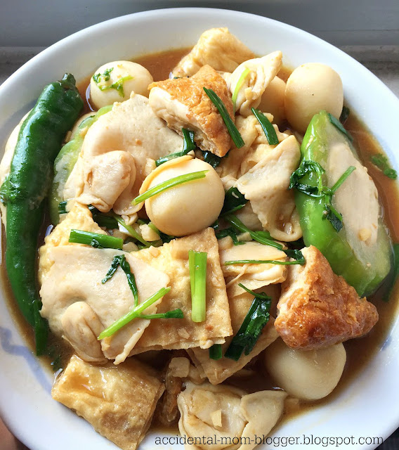[Recipe] Braised Yong Tau Foo in Bean Paste Sauce ABSOLUTELY Ade by
