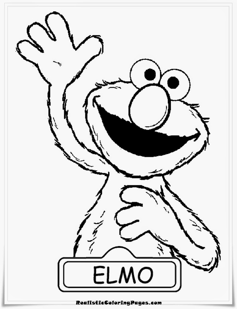 Gambar Sesame Street Printable Coloring Pages 85 Free Sheets Elmo ...
