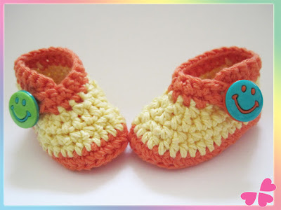 Babyschuhe häkeln für Frühgeborene