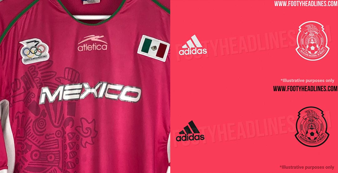 pink mexico jersey