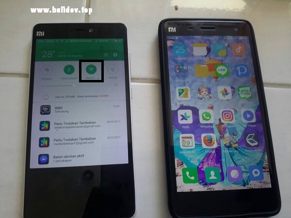 Cara Membagi Sandi Wifi dengan Barcode Pada HP Android Xiaomi - Bali