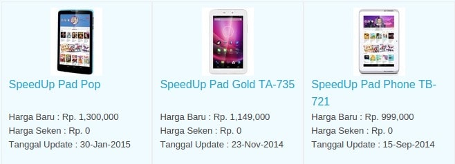 Daftar Harga Hp Terbaru SpeedUp Juli 2016 Daftar Harga Hp Terbaru SpeedUp Juli 2016