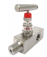 gauge root valve for process control, stainless steel