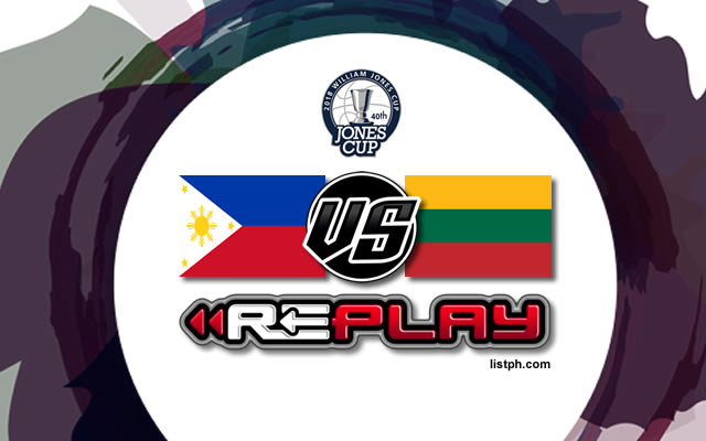 Video Playlist: Philippines-Ateneo vs Lithuania game replay July 19, 2018 Jones Cup