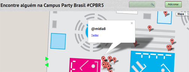 Campus Map: projeto localiza seus amigos na Campus Party #cpbr5 Campus Map: projeto localiza seus amigos na Campus Party #cpbr5